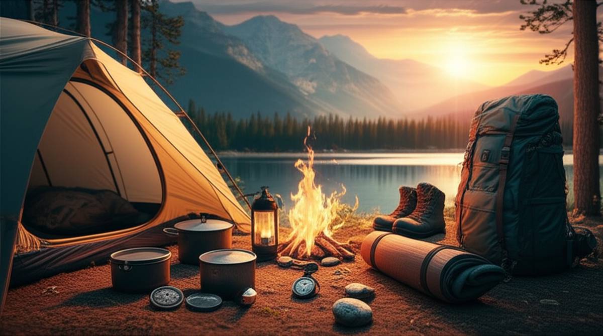 وسایل مورد نیاز برای کمپینگ در طبیعت (راهنمای جامع)