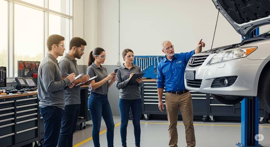 آموزش جامع کارشناسی خودرو: از اصول اولیه تا تشخیص حرفه ای