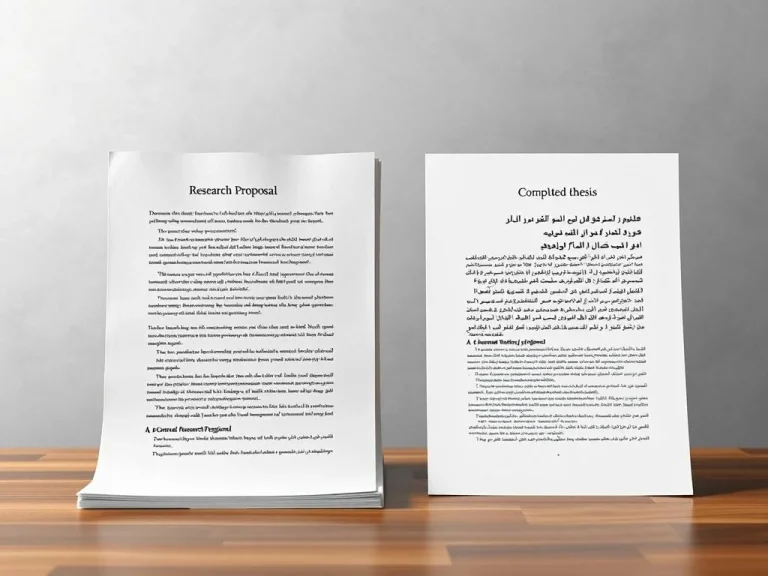 مقایسه پروپوزال و پایان نامه به لحاظ ساختار چیست؟