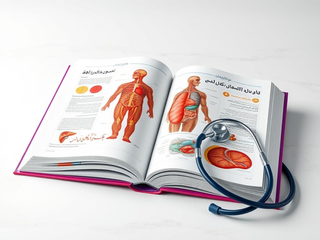 کتاب‌های زبان تخصصی پزشکی با تصاویر رنگی